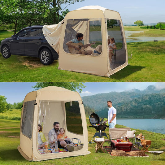 Pop Up Screen House Gazebo Tent with Mosquito Netting Sides