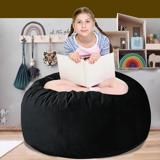 60" inch Oversized Bean Bag Sofa with Filling, Memory Sponge Bean Bag Chair