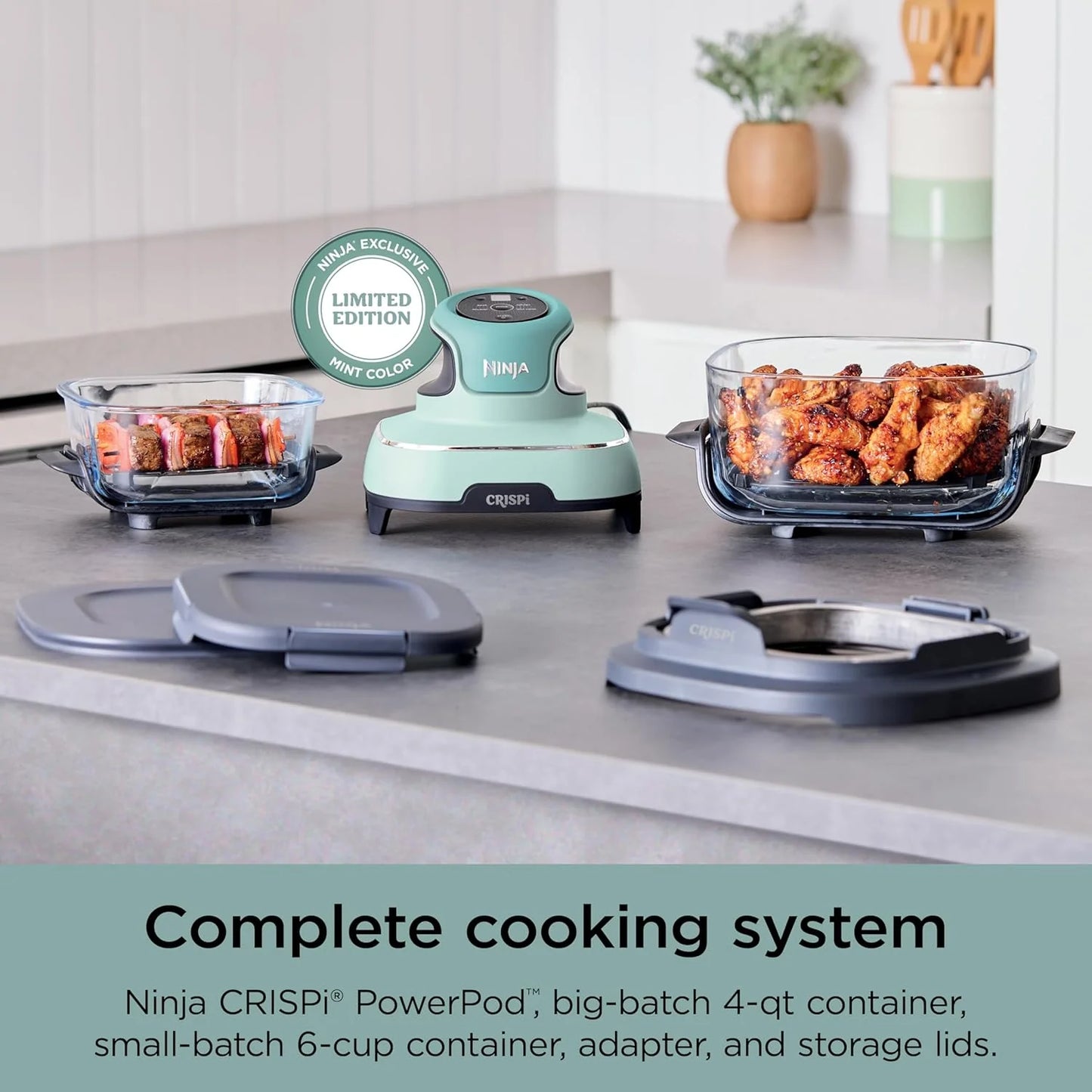 Crispi Air Fryer Microwave Freezer & Dishwasher Safe