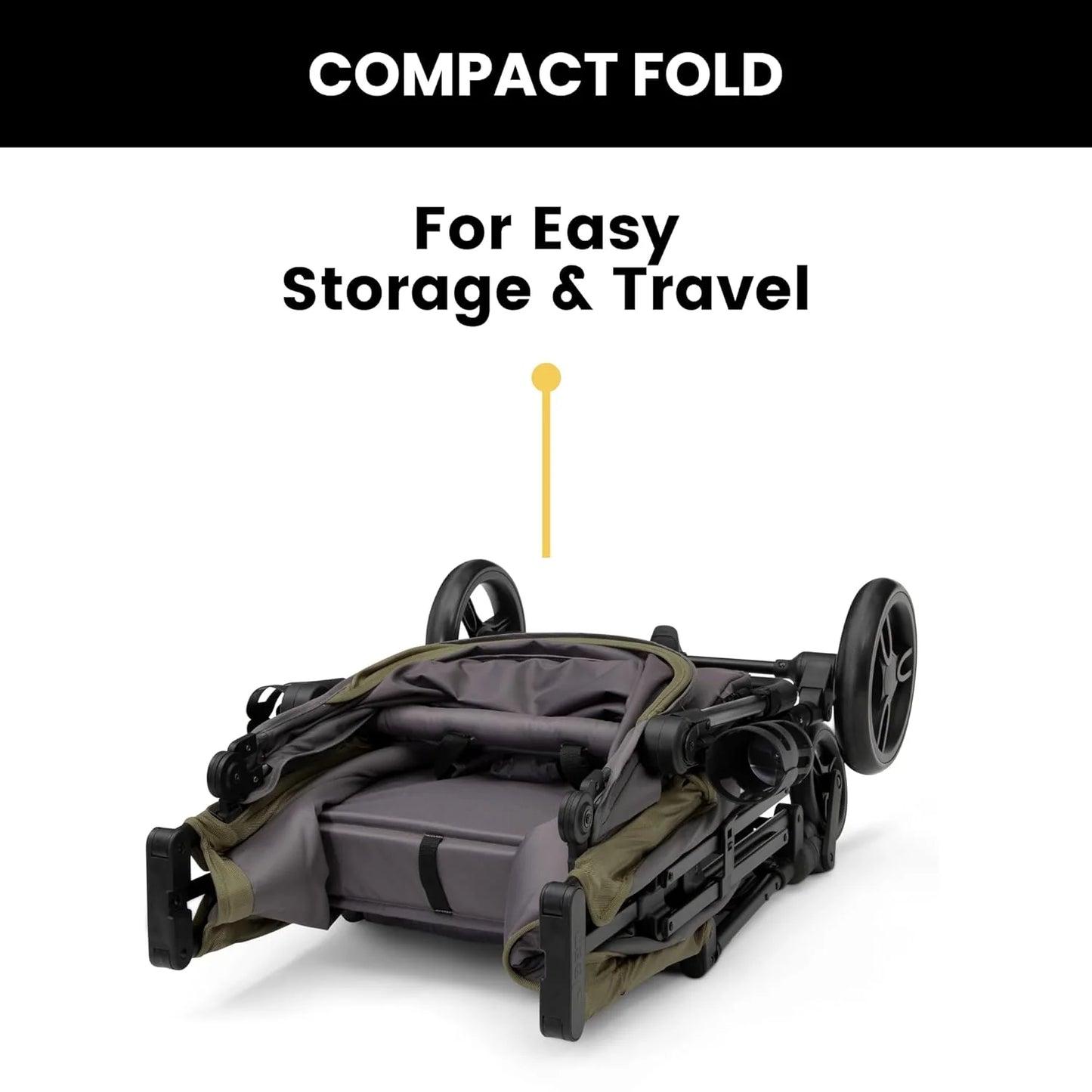 Jeep Sport All-Terrain Stroller Wagon by Delta Children - Includes Canopy, Parent Organizer, Adjustable Handlebar, Snack Tray & Cup Holders, Grey/Olive Green