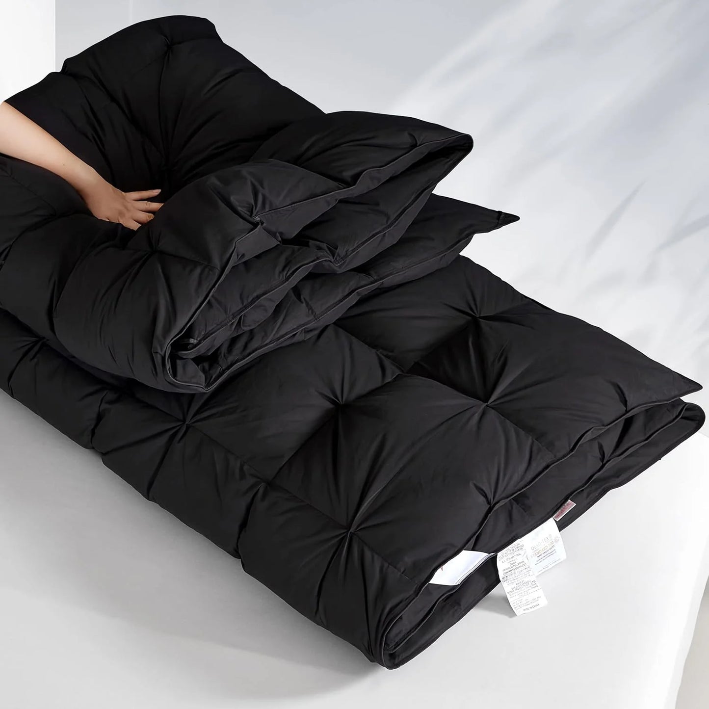 Premium Down Comforter 3D Baffle Box Design