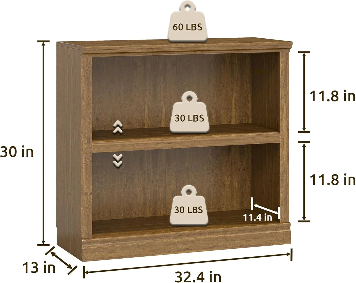 70-Inch Tall White Bookcase 5 Tiers Shelves Open Storage Bookshelf