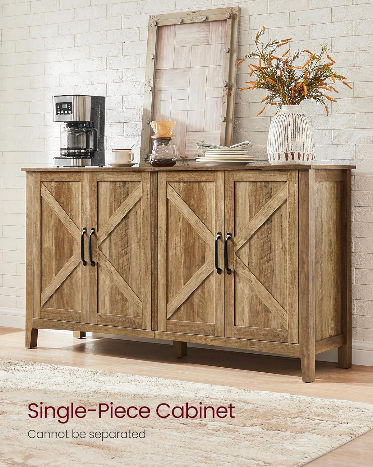 Storage Cabinet Buffet Cabinet with Adjustable Shelves