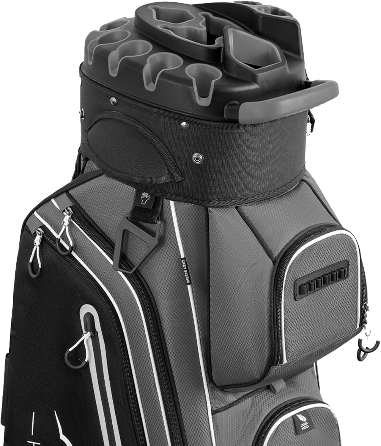 14-Way Golf Cart Bag Pro with Full Length Divider Top, Golf Bag for Men