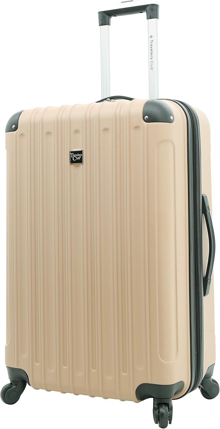 Hardside Travel Luggage, Lilac, Set of 4