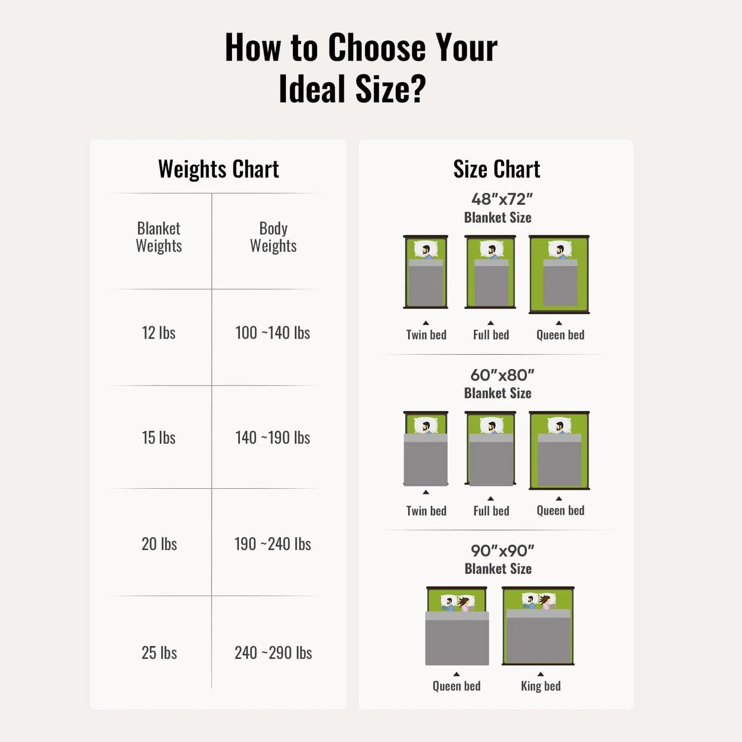 Weighted Blanket Queen Size 15lbs 60x80 inches with Soft Plush Fleece