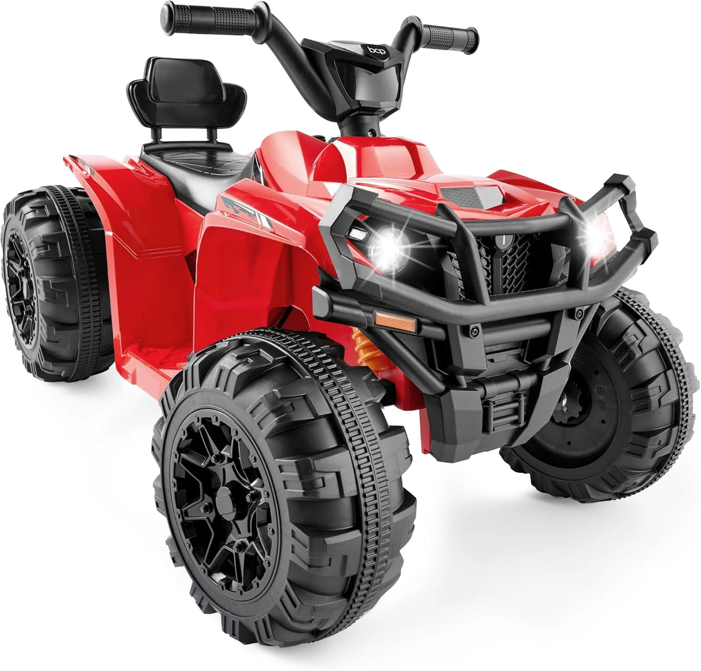 Best Choice Products 12V Kids Ride-On Electric ATV, 4-Wheeler Quad Car Toy w/Bluetooth Audio, 2.4mph Max Speed, Treaded Tires, LED Headlights, Radio
