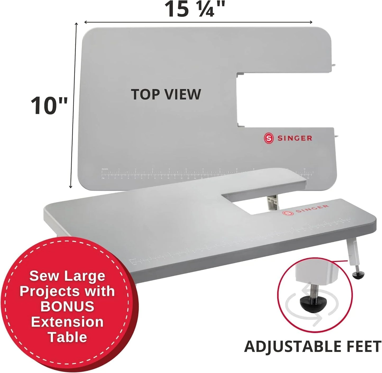 SINGER Heavy Duty 4452 High Speed Sewing Machine With Accessory Kit | Strong Motor with Enhanced Piercing Power, 110 Stitch Applications, Full Metal frame, 1-step Buttonhole & LED Lights