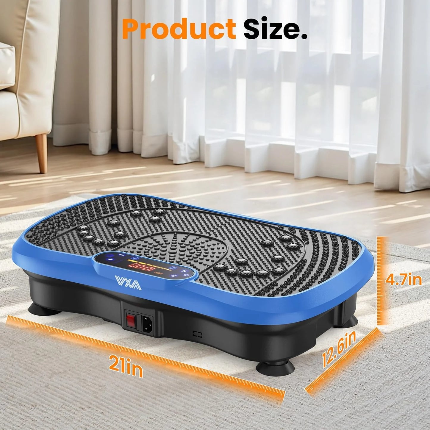 AXV Vibration Plate Fitness Platform Trainer Suitable for men and women to lose weight and burn fat at the gym