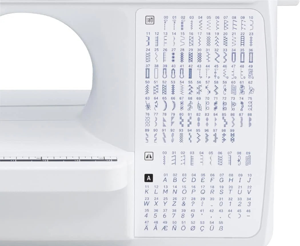 Brother Sewing and Quilting Machine, Computerized, 165 Built-in Stitches, LCD Display, Wide Table, 8 Included Presser Feet, White, 20x12x17