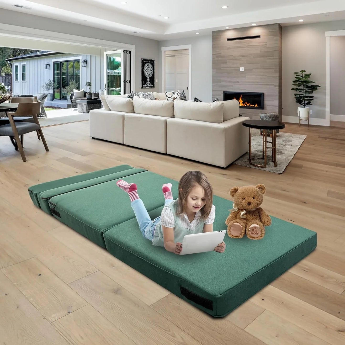 60 inch pull out sofa bed, memory foam sofa with 2 pillows, futon bed, guest bed and pull out sofa,