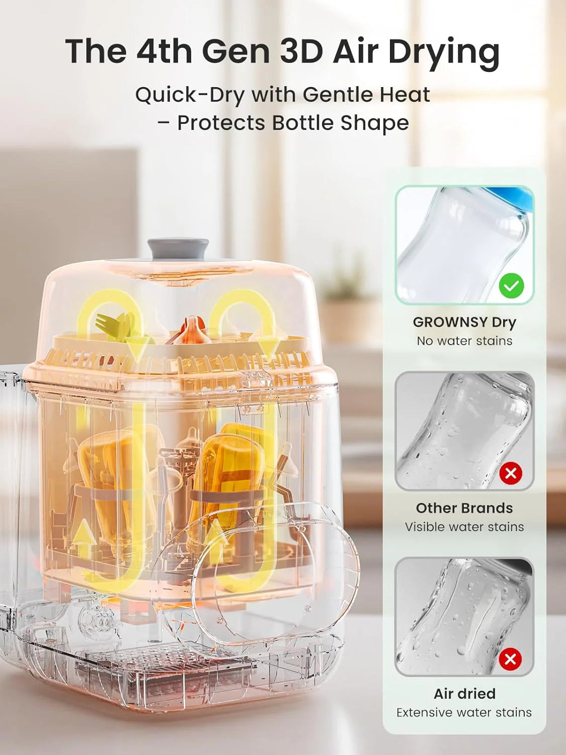 Bottle Washer Pro | All-in-One Bottle Washer and Sterilizer and Dryer | Baby Bottle Washer for Bottles, Pump Parts & Baby Essentials