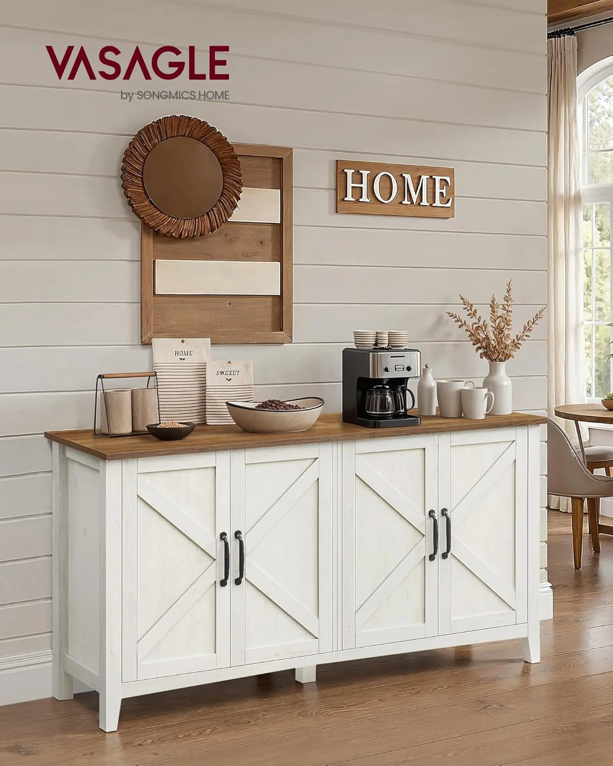 Storage Cabinet Buffet Cabinet with Adjustable Shelves