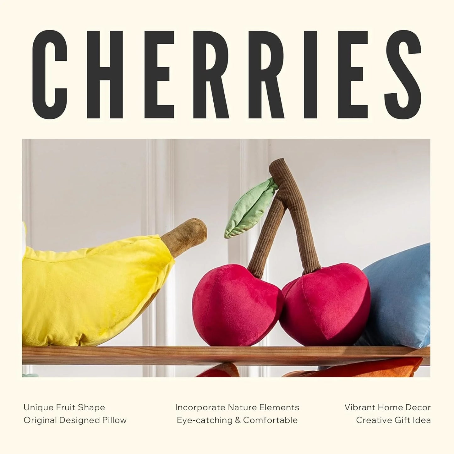 Fruit Shaped Pillows Series Grapefruit Shaped Throw Pillow