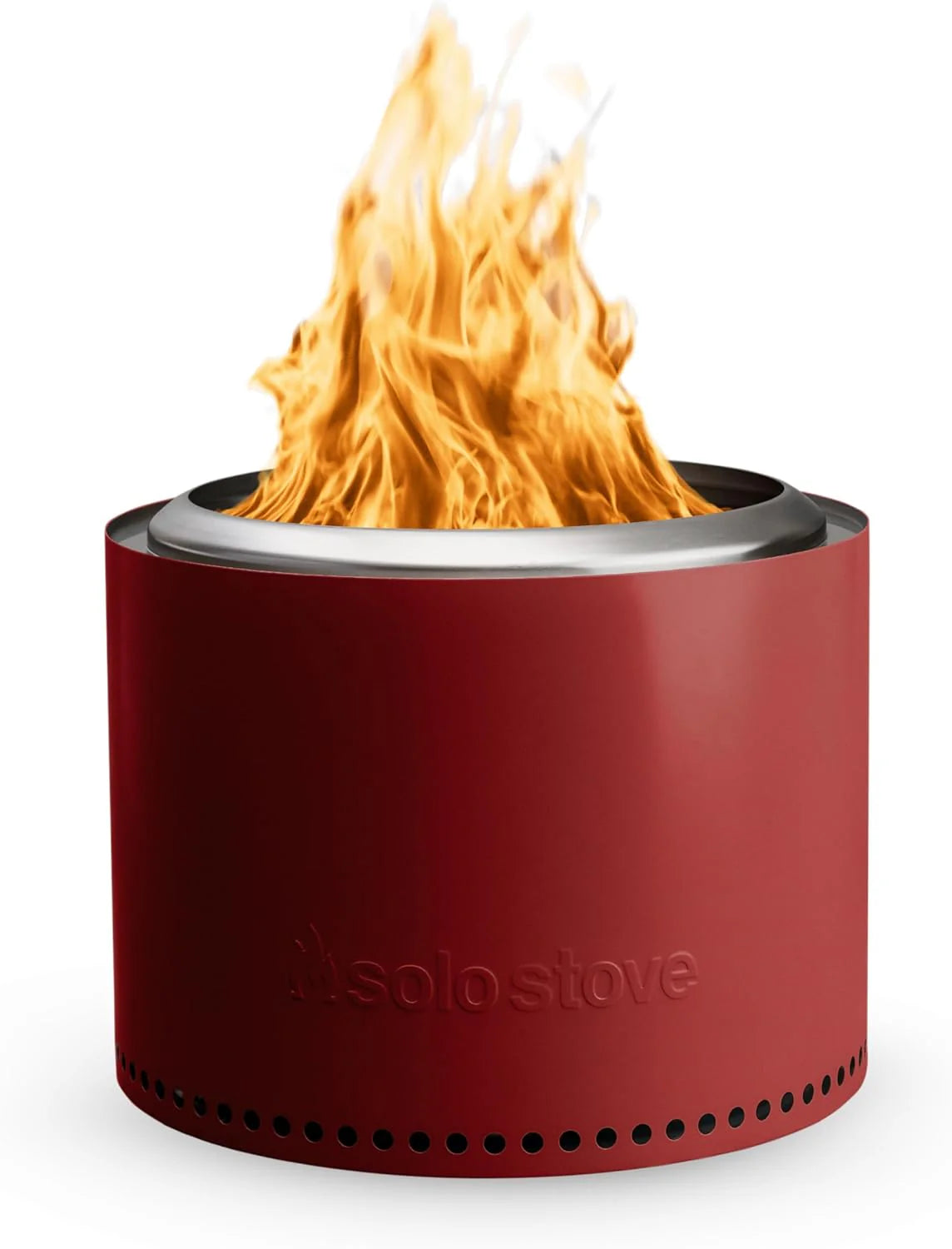 Solo Stove Bonfire 2.0 with Stand, 19.5 Inch Smokeless Fire Pit with Removable Ash Pan - Portable Outdoor Fire Pit - Stainless Steel Wood Burning Fireplace, Ideal for 4-6 People, 21.75 lbs