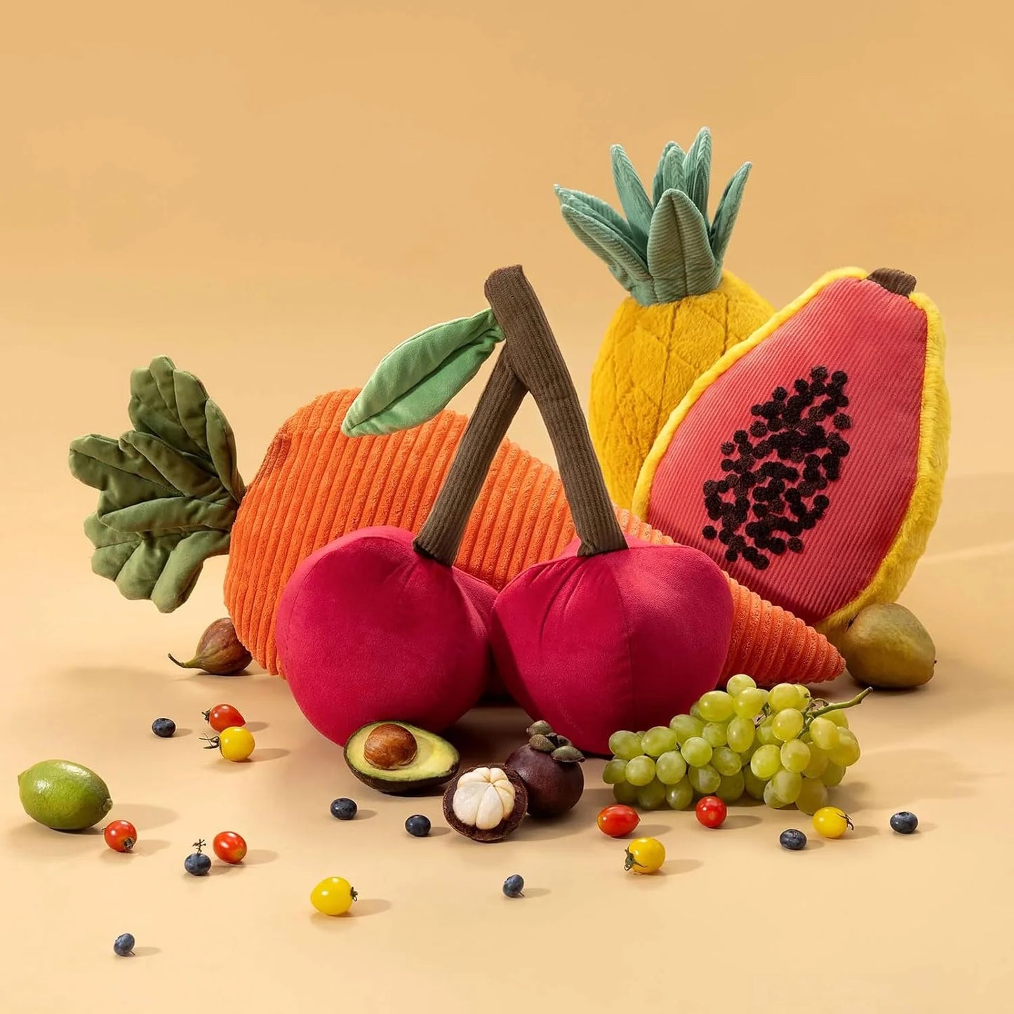 Fruit Shaped Pillows Series Grapefruit Shaped Throw Pillow