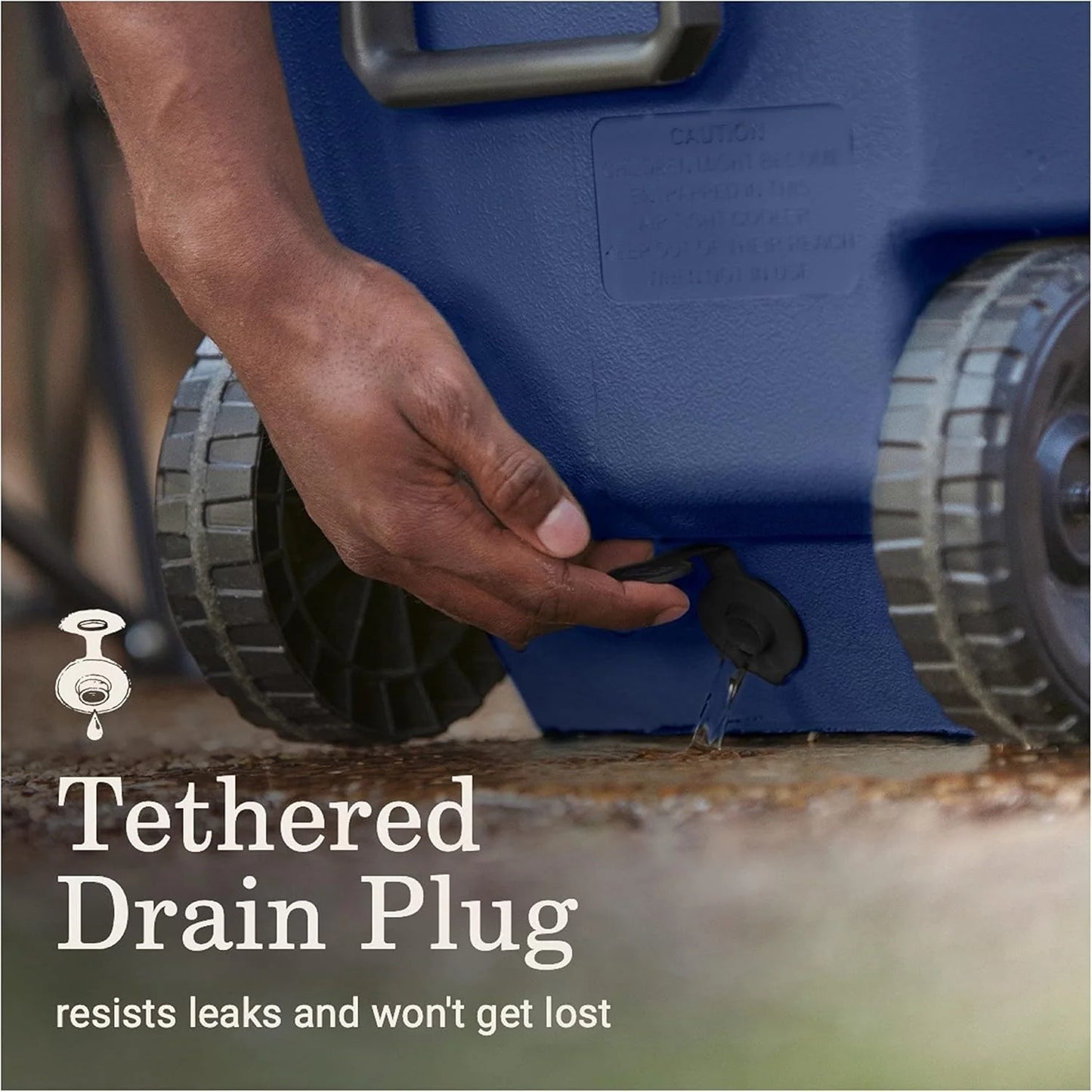 Coleman Insulated Portable Rolling Cooler with Wheels, Leak-Proof Outdoor Hard Cooler, Keeps Ice for Up to 5 Days, 100 Quart