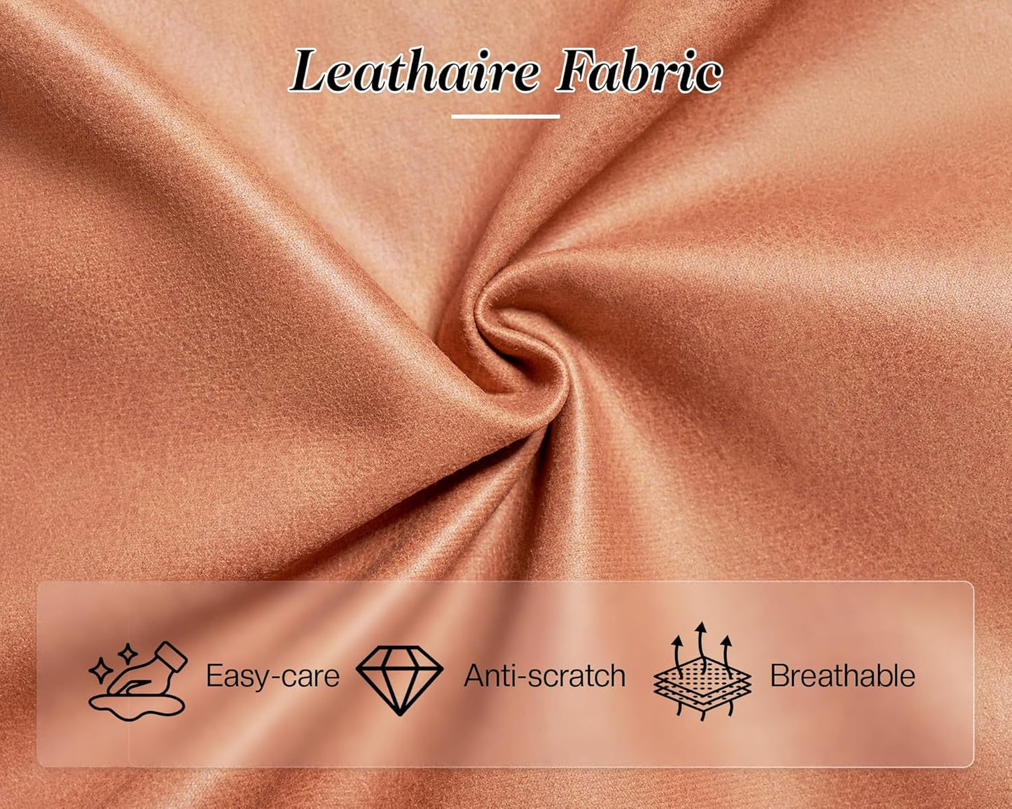 VanAcc Sofa Bed, Sleeper Sofa with Storage Chaise- 2 in 1 Pull Out Couch Living Room, Comfy Sleeper Couch