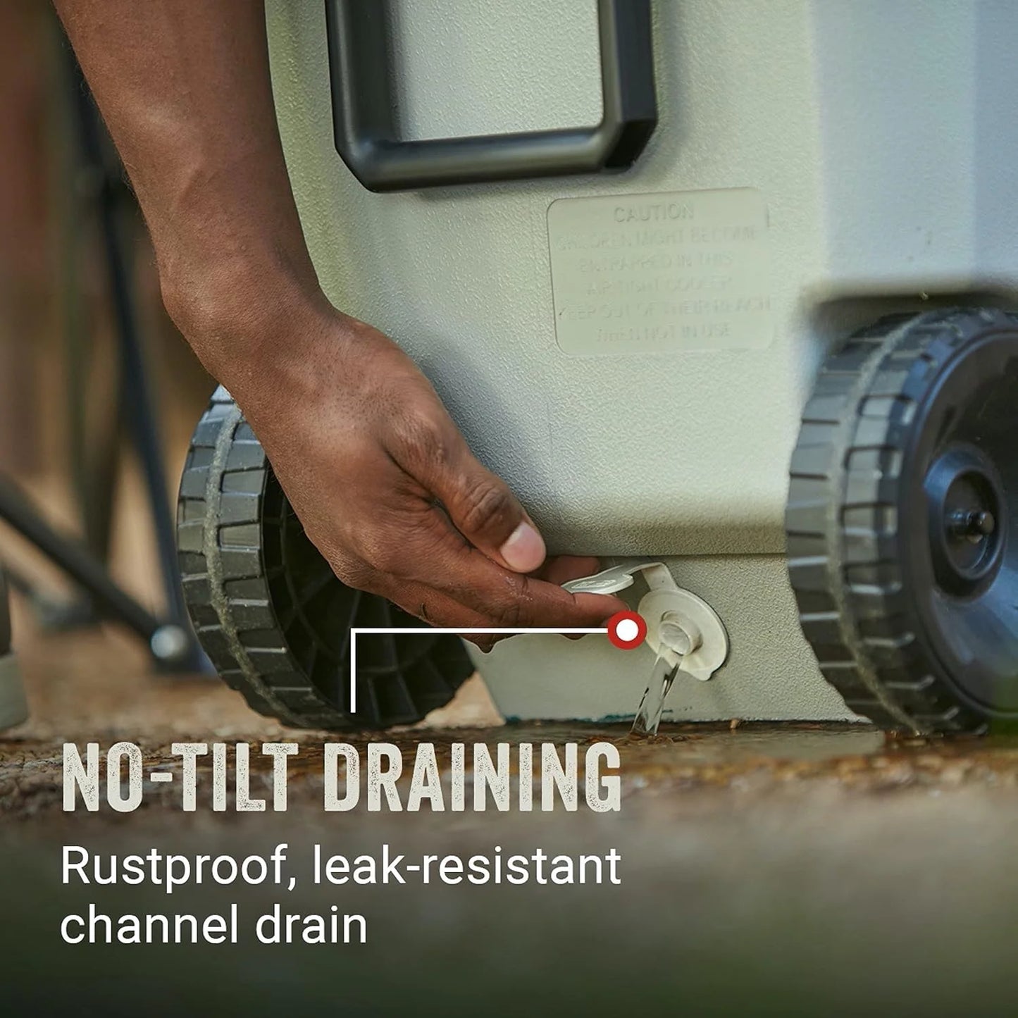 Coleman Insulated Portable Rolling Cooler with Wheels, Leak-Proof Outdoor Hard Cooler, Keeps Ice for Up to 5 Days, 100 Quart