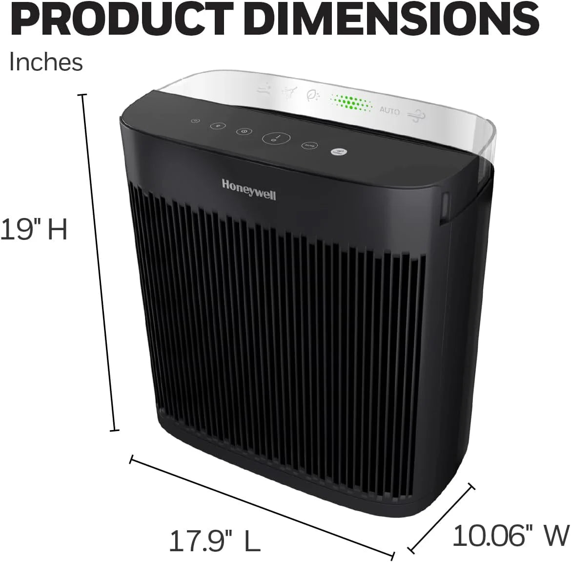 190' Medium-Large Rooms HEPA Air Purifier