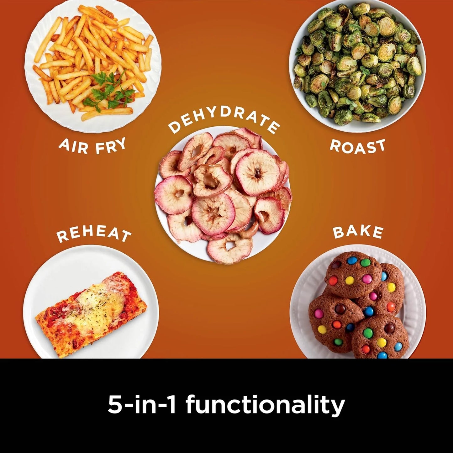 Ninja Air Fryer Pro 5-quart 4-in-1 air fryer that air fries, bakes, reheats, and dehydrates