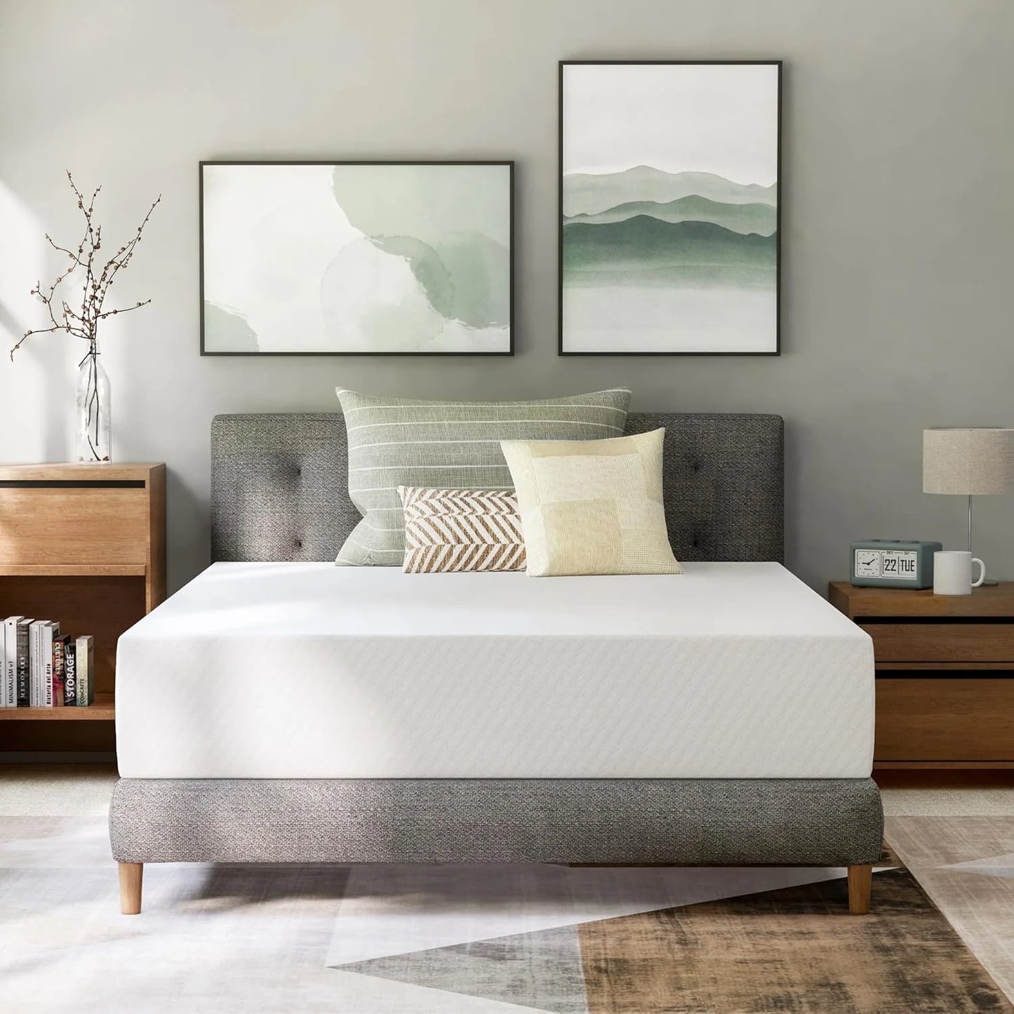 GAESTE 8-inch Fully Cooling Gel Memory Foam Mattress Mattress-in-a-Box