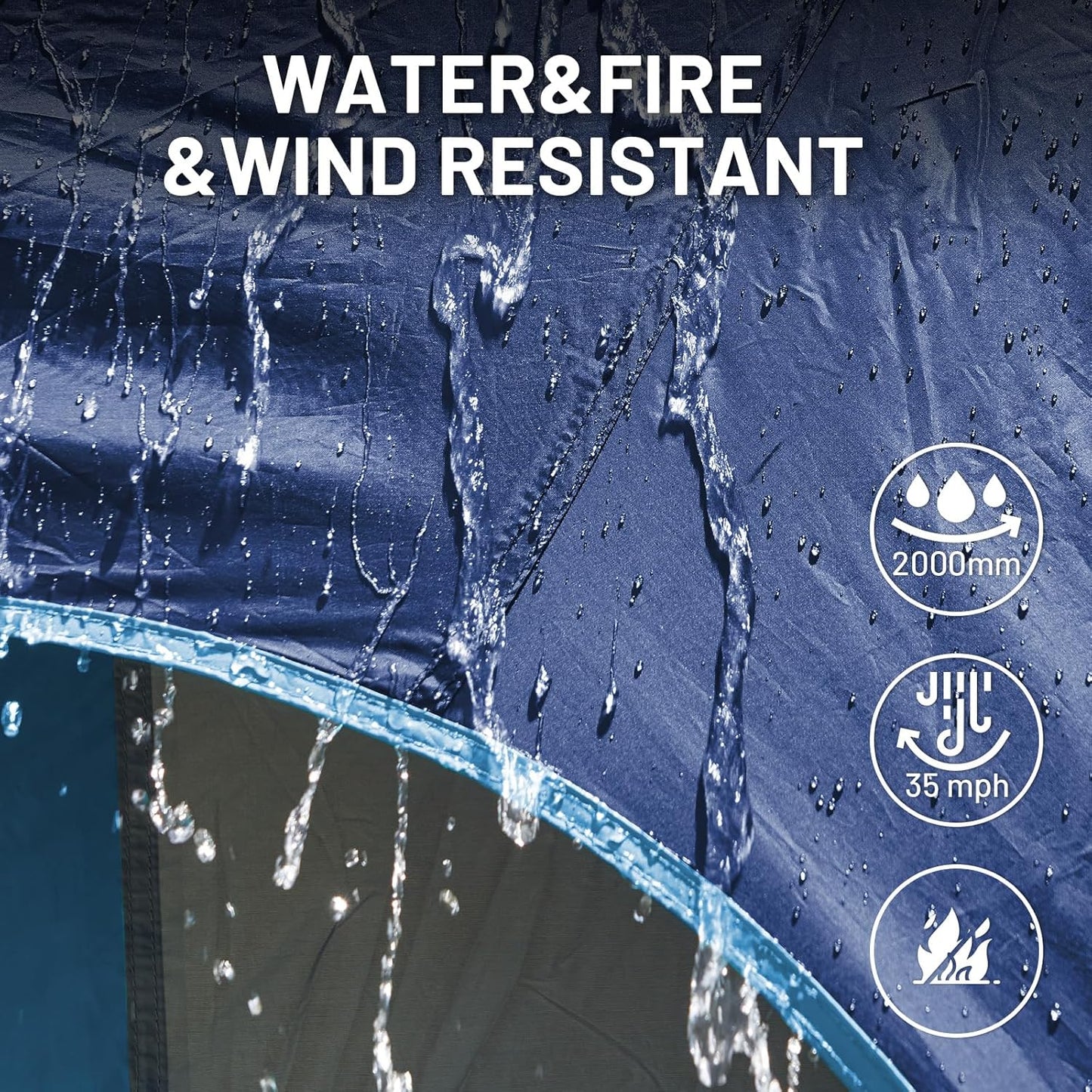 TIMBER RIDGE 5-9 Person SUV Tent with Screen Porch and Awning for Family Camping, Weather Resistant and Portable Van or Car Tent, Includes Rainfly and Storage Bag, 13' W X 10' L X 7.1' H