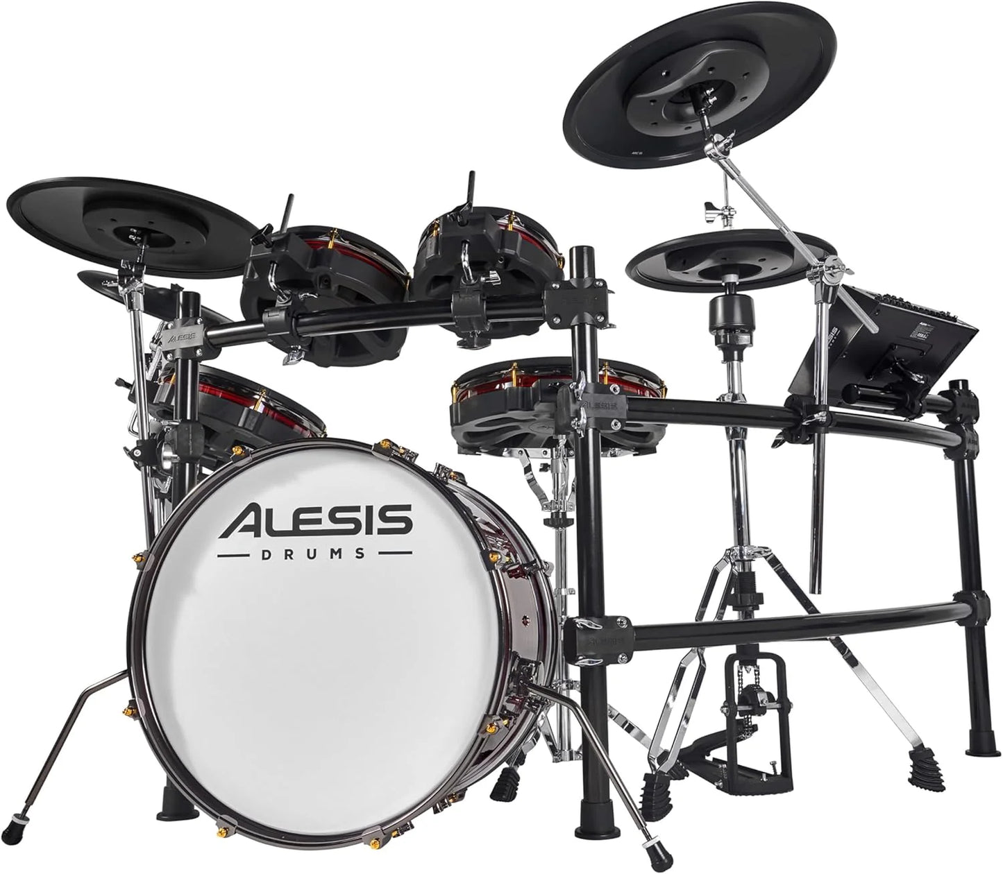 Alison Strata Prime Electronic Drum Set with Touch Screen Dual Area Grid Head