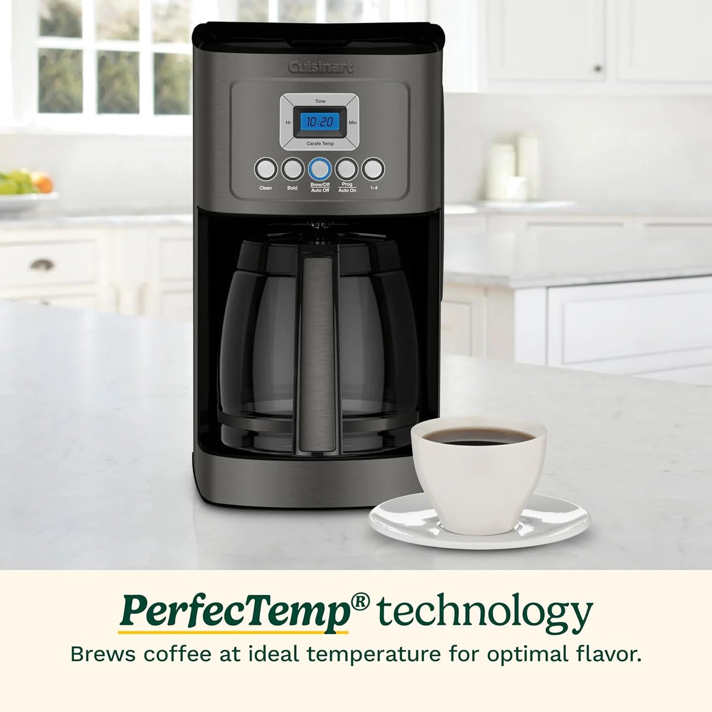 Cuisinart DCC-3200P1 Coffee Maker Fully Automatic with Brew Strength Control