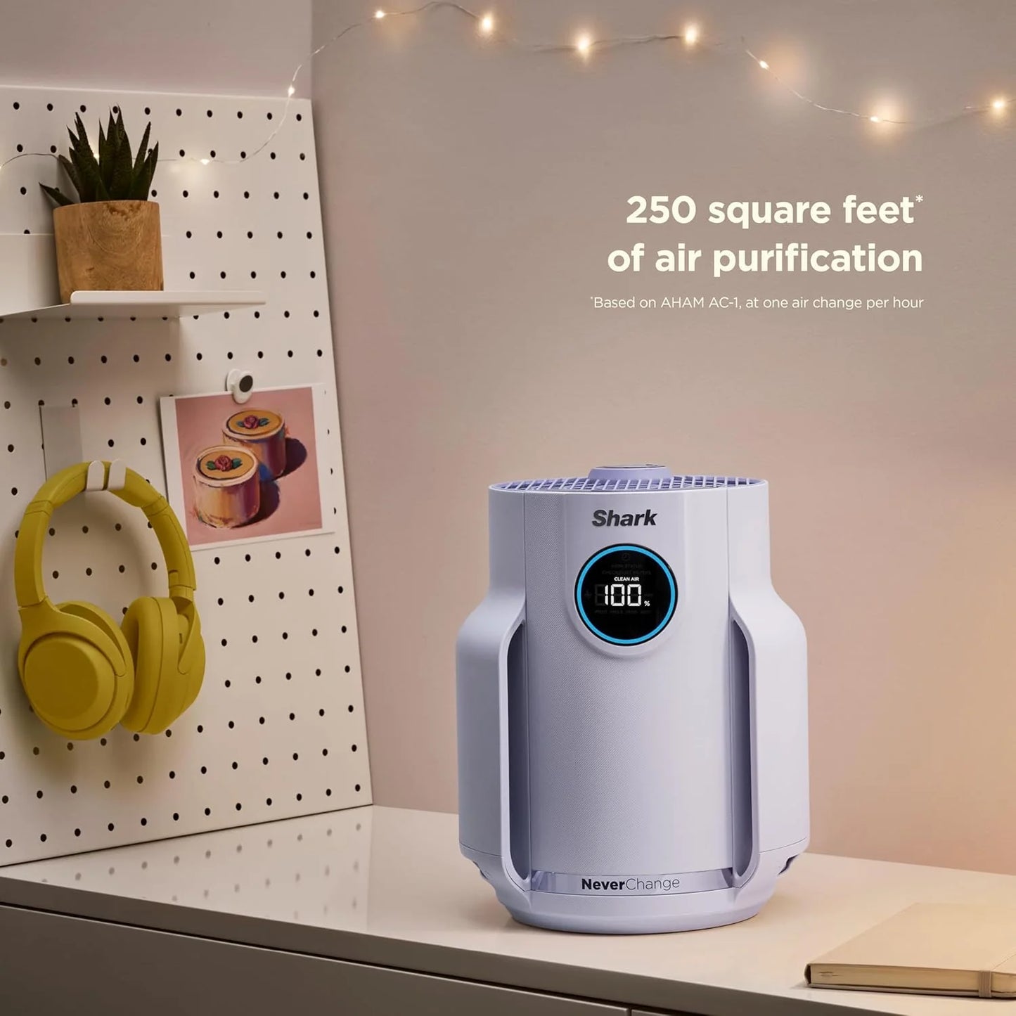 Air Purifier Compact Pro with Long-lasting HEPA Exceeding Filtration, For Pet Dander, Dust, Smoke, Allergens, Up to 250 sq. ft.
