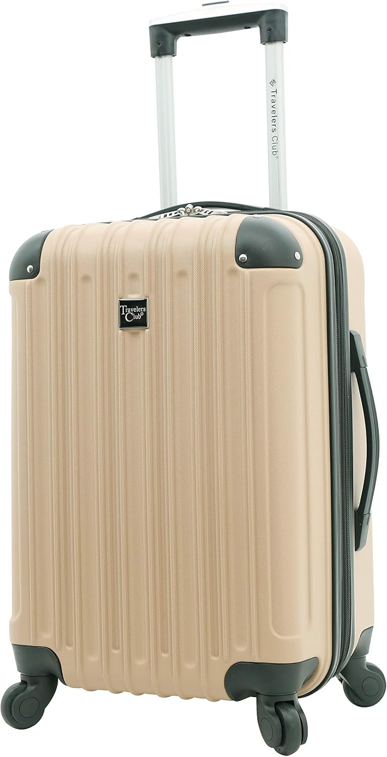 Hardside Travel Luggage, Lilac, Set of 4