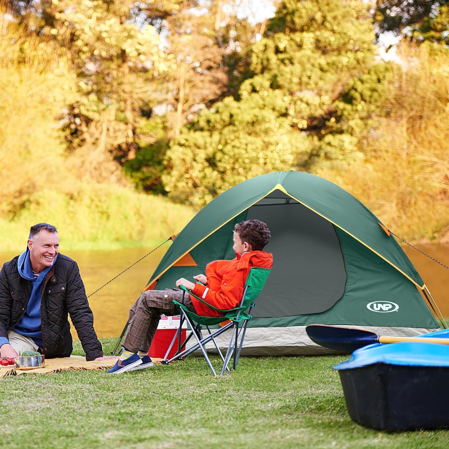 Camping Tent 2/3/4/6 Person Dome Tent Portable Camping Tent for Outdoor and Backpacking Beach