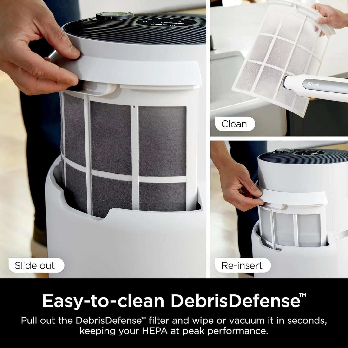 Air Purifier Compact Pro with Long-lasting HEPA Exceeding Filtration, For Pet Dander, Dust, Smoke, Allergens, Up to 250 sq. ft.