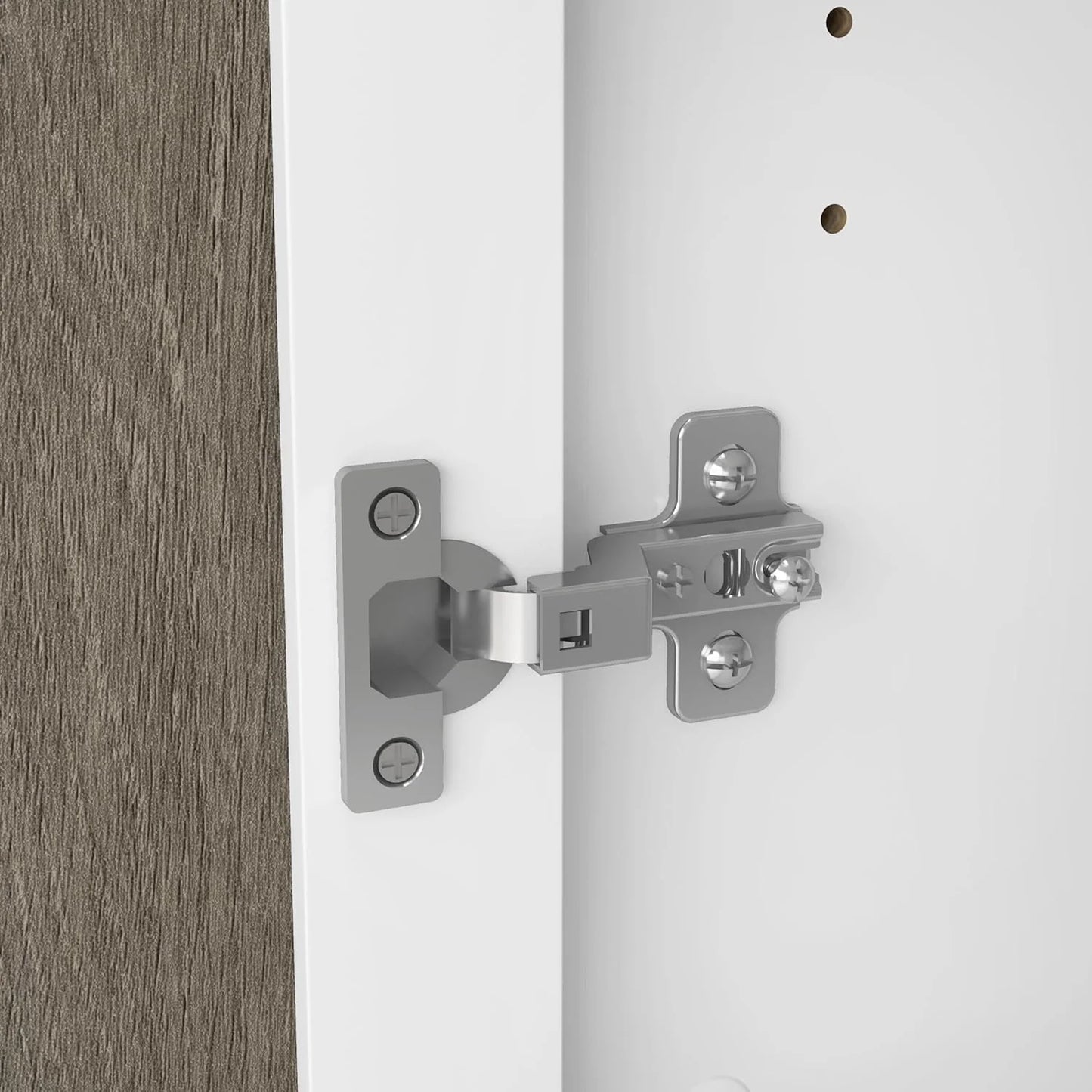 Key West Tall TV Stand for 65 Inch TV in Pure White Oak