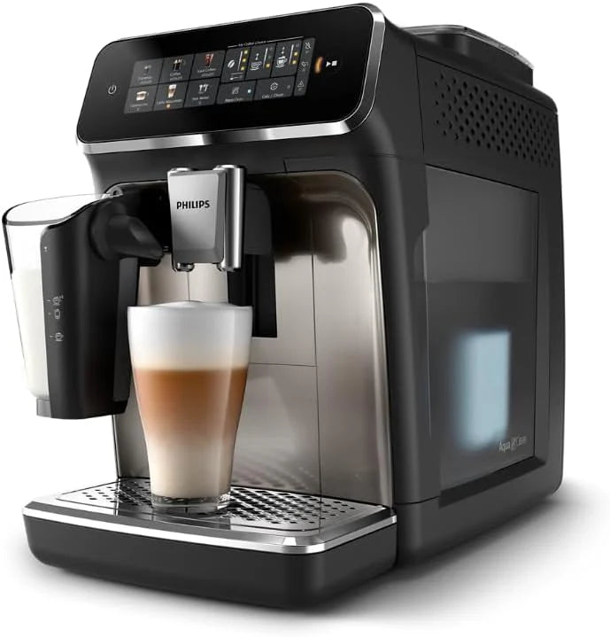 Fully automatic espresso machine - 6 hot and iced beverages with ceramic grinder