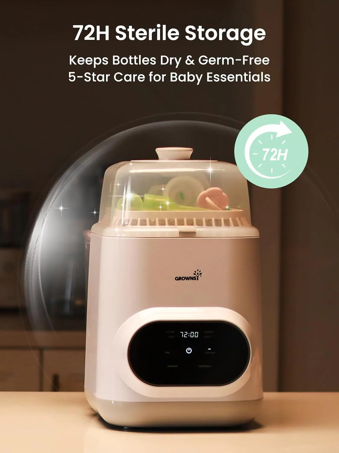 Bottle Washer Pro | All-in-One Bottle Washer and Sterilizer and Dryer | Baby Bottle Washer for Bottles, Pump Parts & Baby Essentials