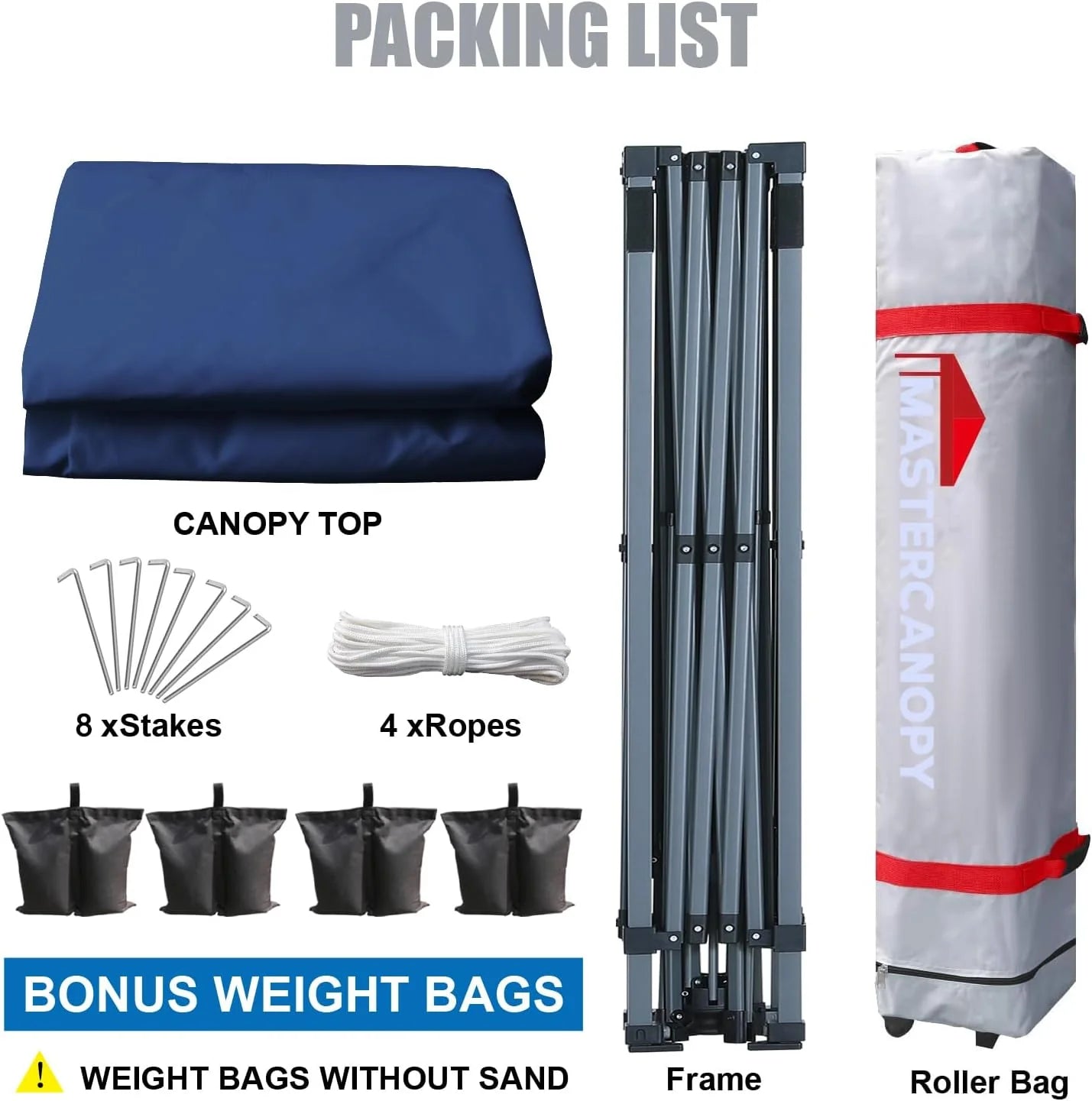 Durable Pop-up Canopy Tent with Roller Bag (10x10, Black)