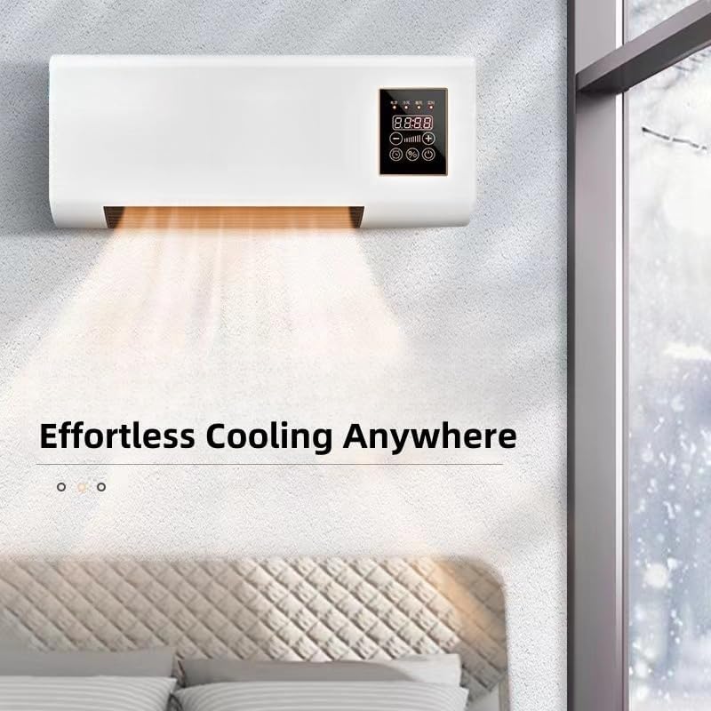 2025 New Climafy Air Conditioner, Climafy Portable Air Conditioner Split Max, Multifunctional Wall Air Conditioner, Effortless Cooling Anywhere with Split Max, Quiet Operation for Home, Office (D)