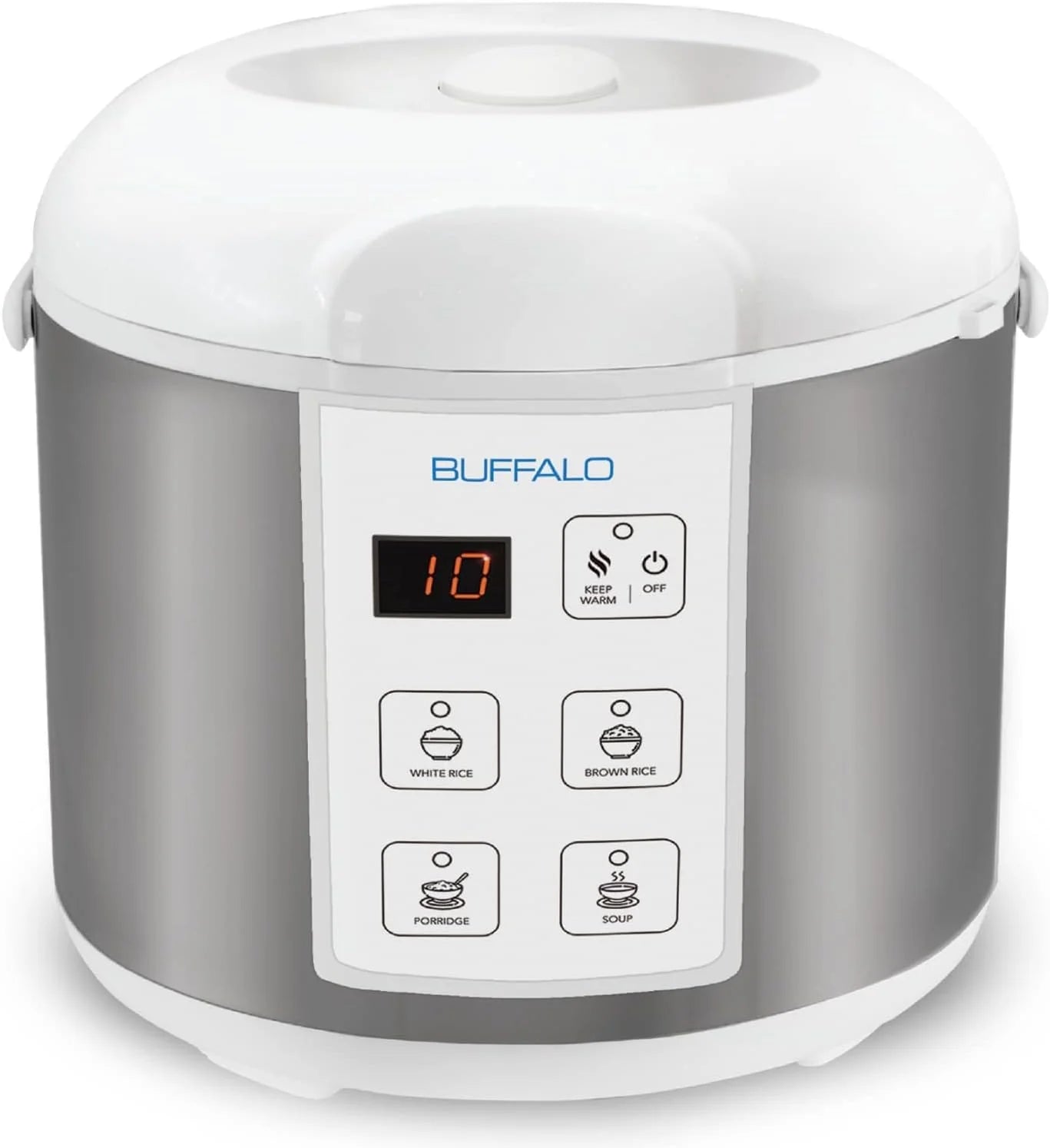 Buffalo Classic Rice Cooker with Composite Stainless Steel Inner Pot - Rice Cookers