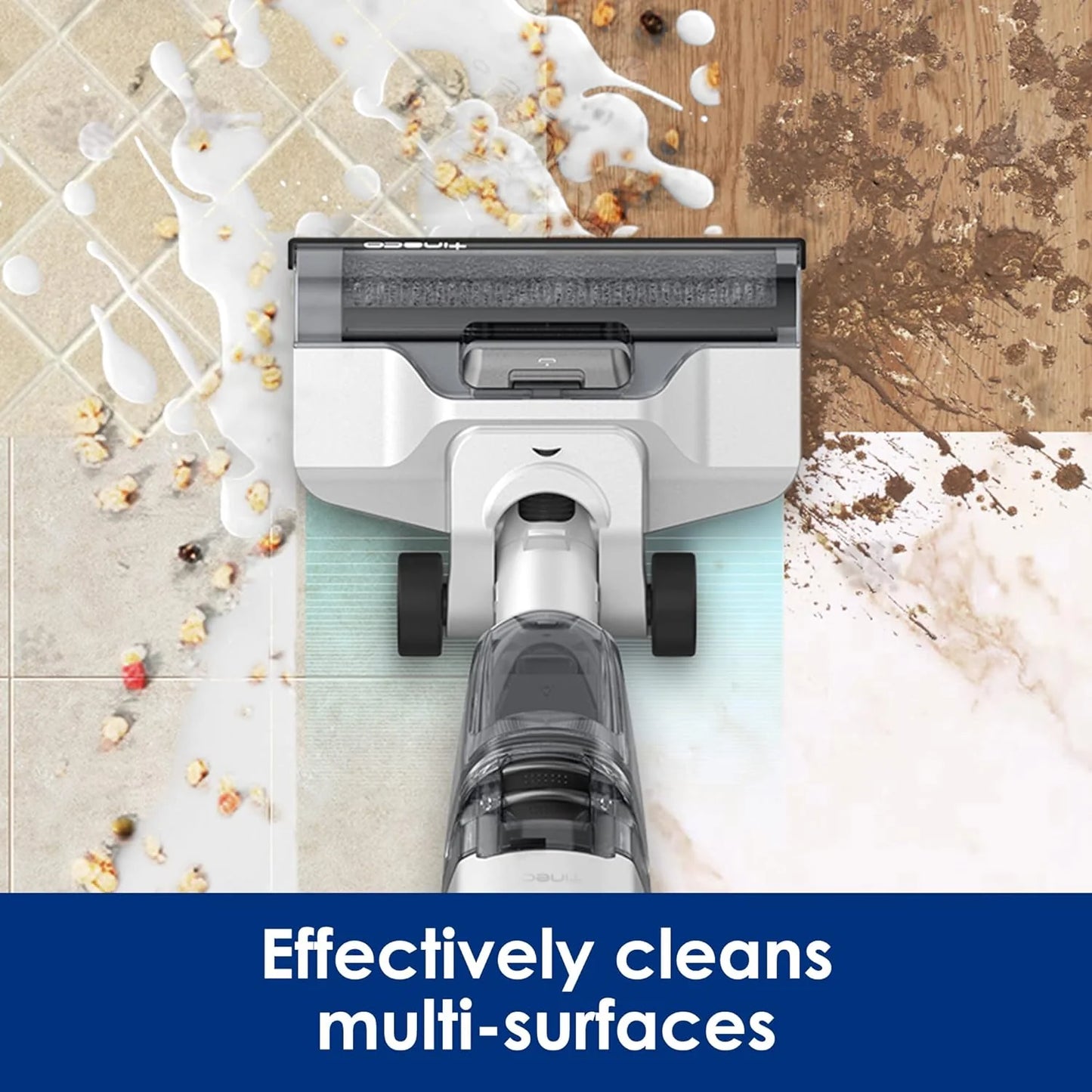 Wet Dry Vacuum Cordless Floor Cleaner and Mop One-Step Cleaning for Hard Floors