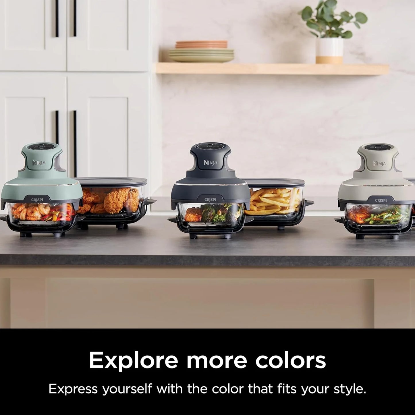 Crispi Air Fryer Microwave Freezer & Dishwasher Safe