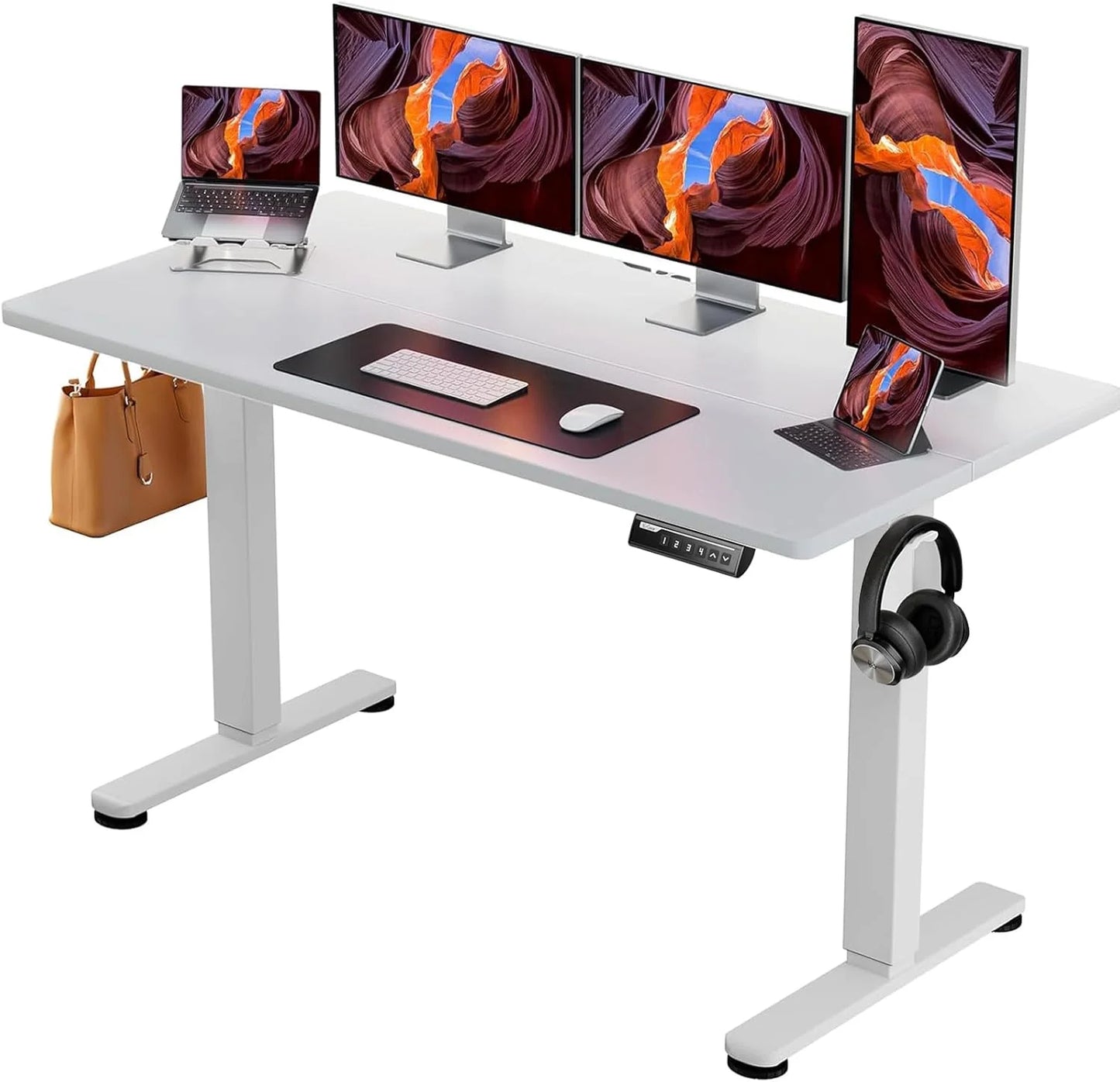 Height Adjustable Electric Standing Desk 47.2 x 23.6 Inches