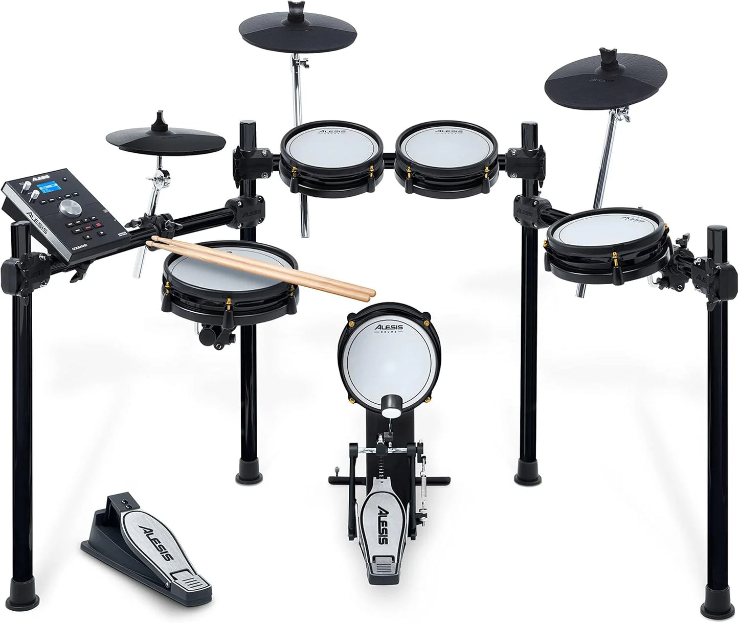 Alesis Drums Command Mesh SE Kit-Electric Drum Set USB MIDI Connection 600 Drum Sound