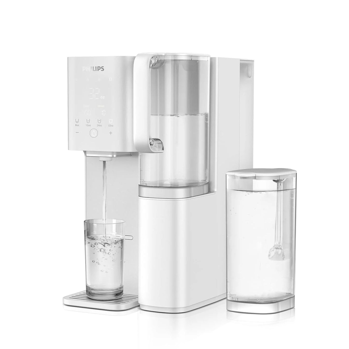 Reverse osmosis water filter countertop, Philips 5-inch water filtration system purifier
