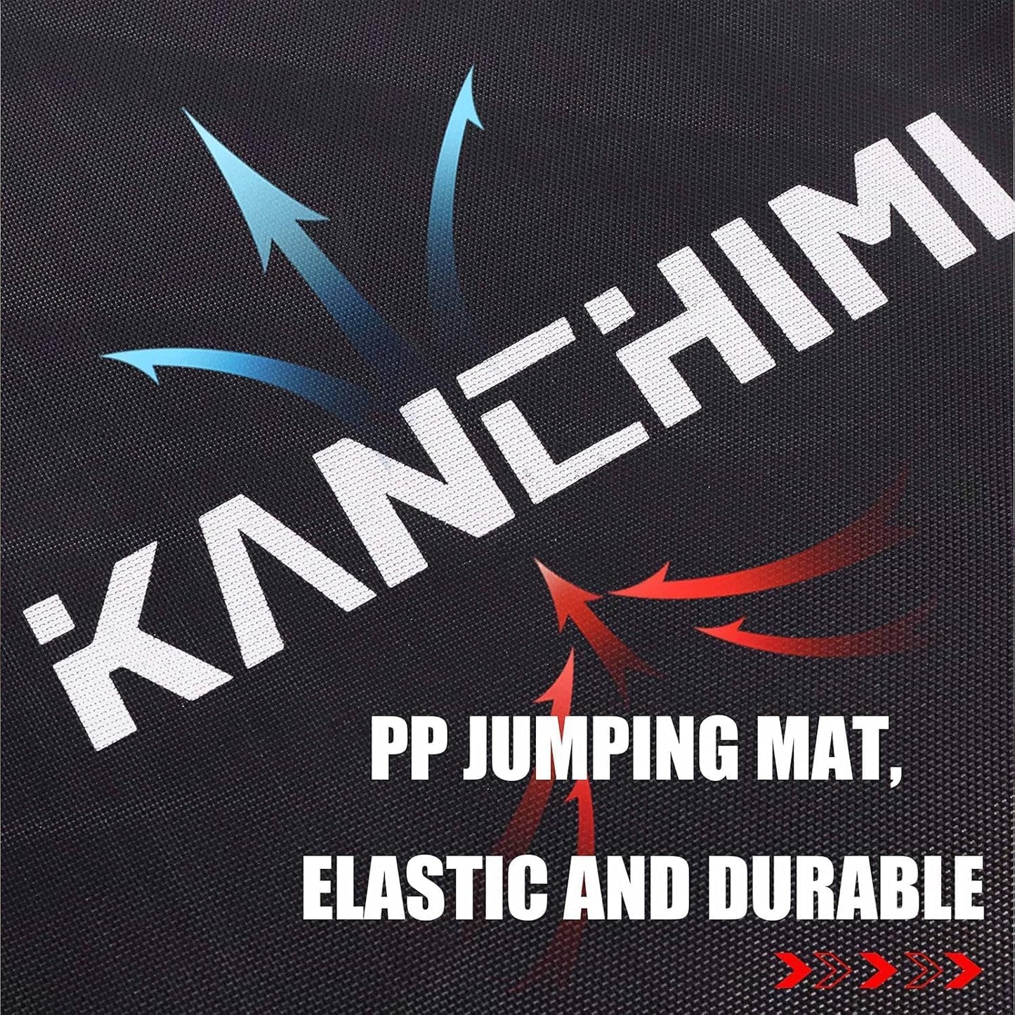 Kanchimi 40" 48" Folding Mini Fitness Indoor Exercise Workout Rebounder Trampoline with Handle, Max Load 330lbs