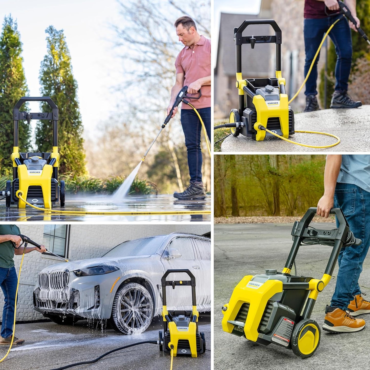 Kärcher Pressure Washer K1700 3 nozzles, detergent box