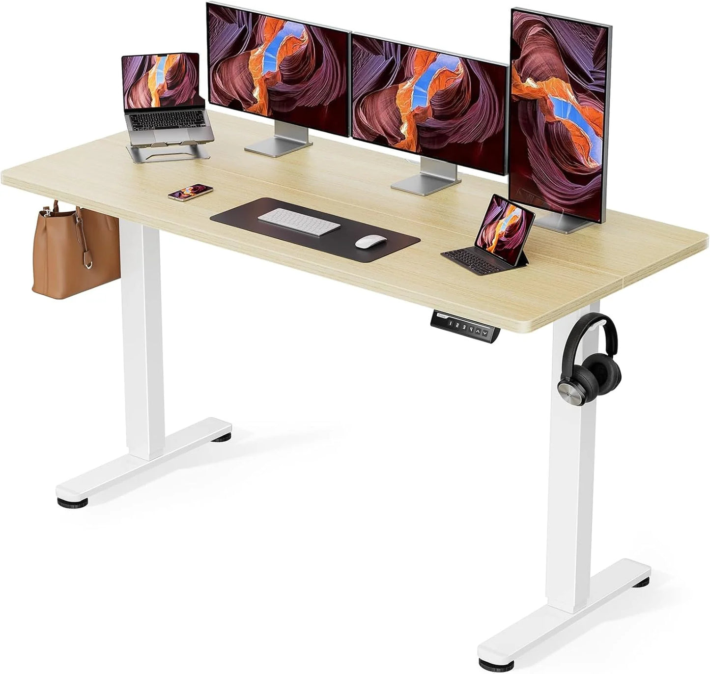 Height Adjustable Electric Standing Desk 47.2 x 23.6 Inches