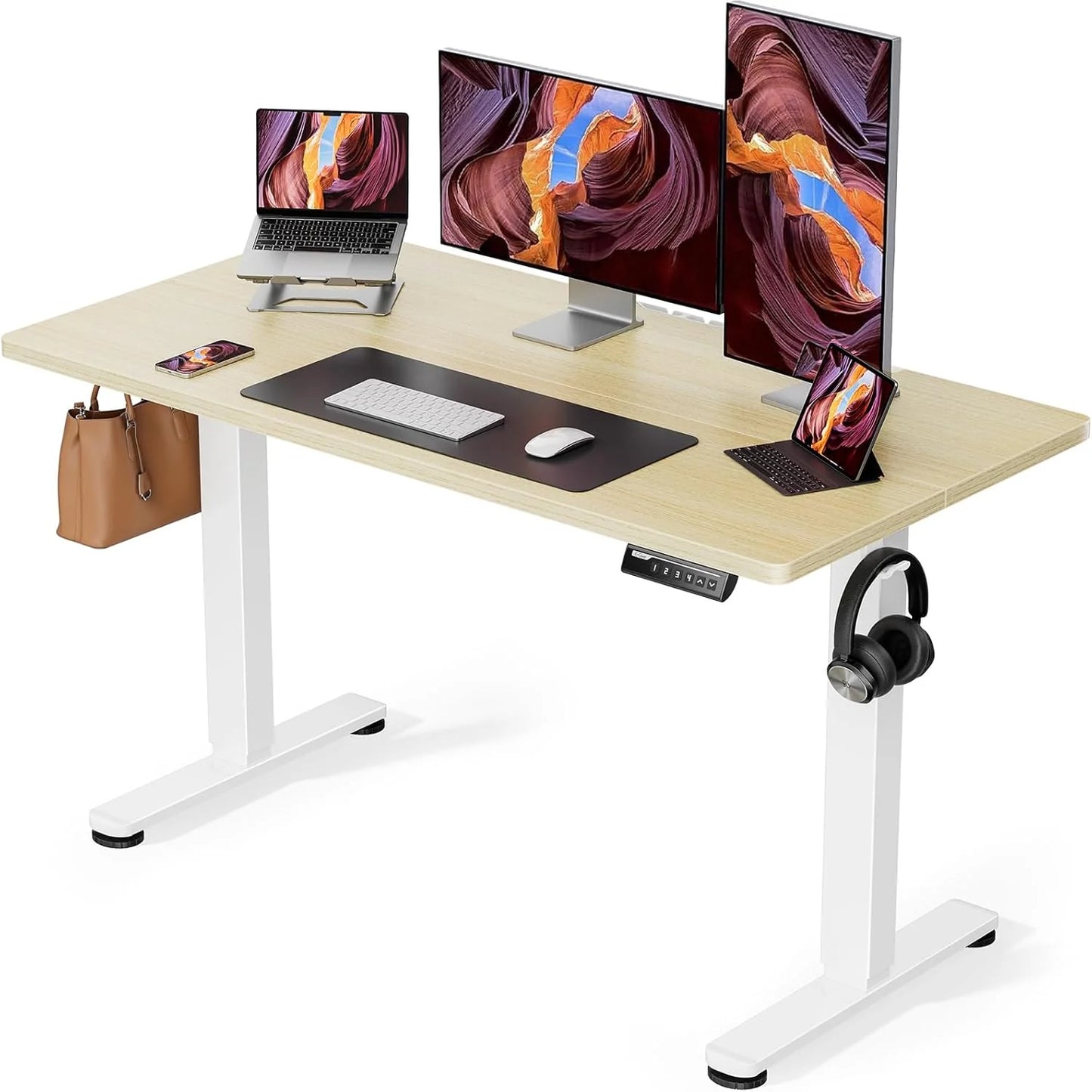 Height Adjustable Electric Standing Desk 47.2 x 23.6 Inches