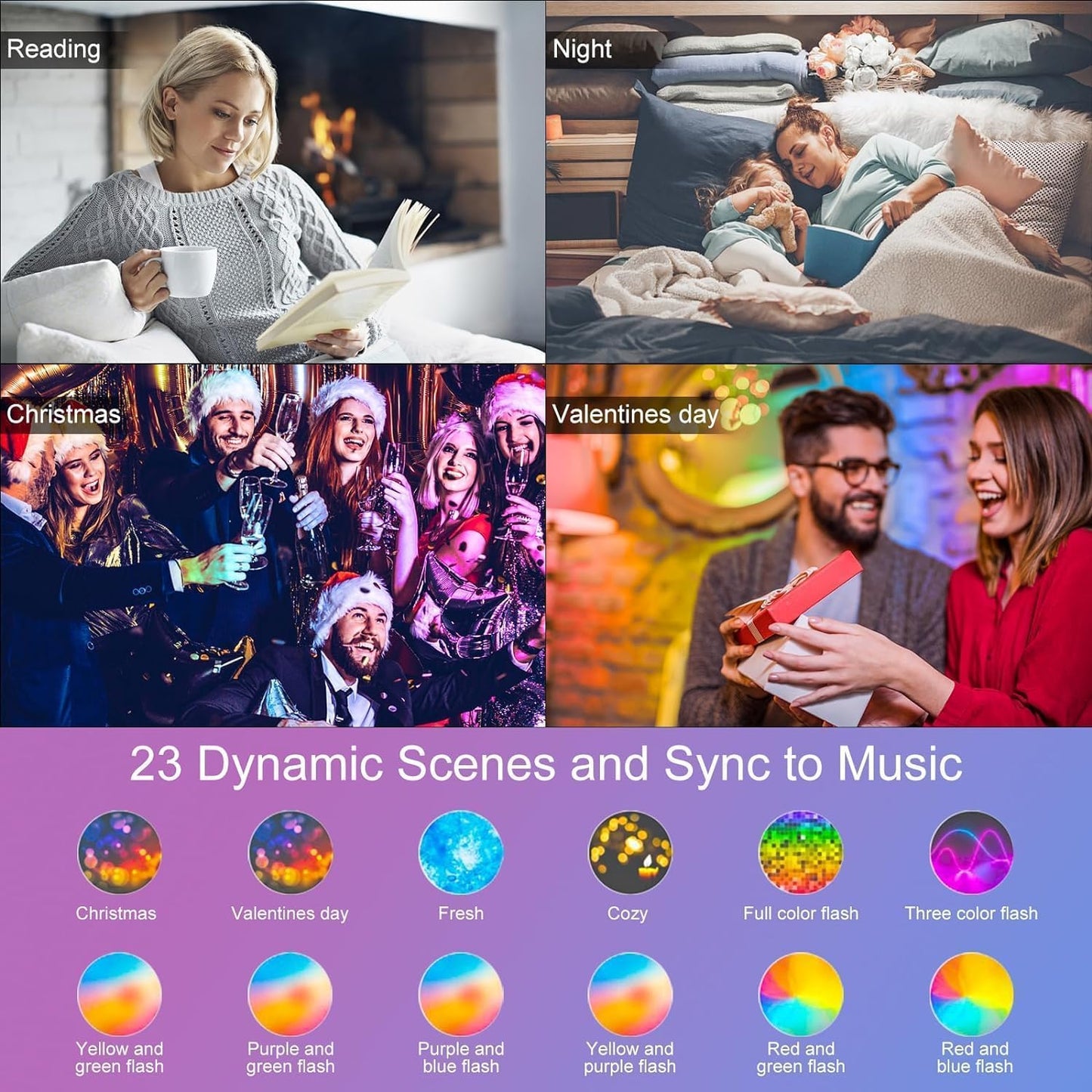 Smart Recessed Lighting 4" RGBCW Color Changing 12W LED Downlight with Junction Box