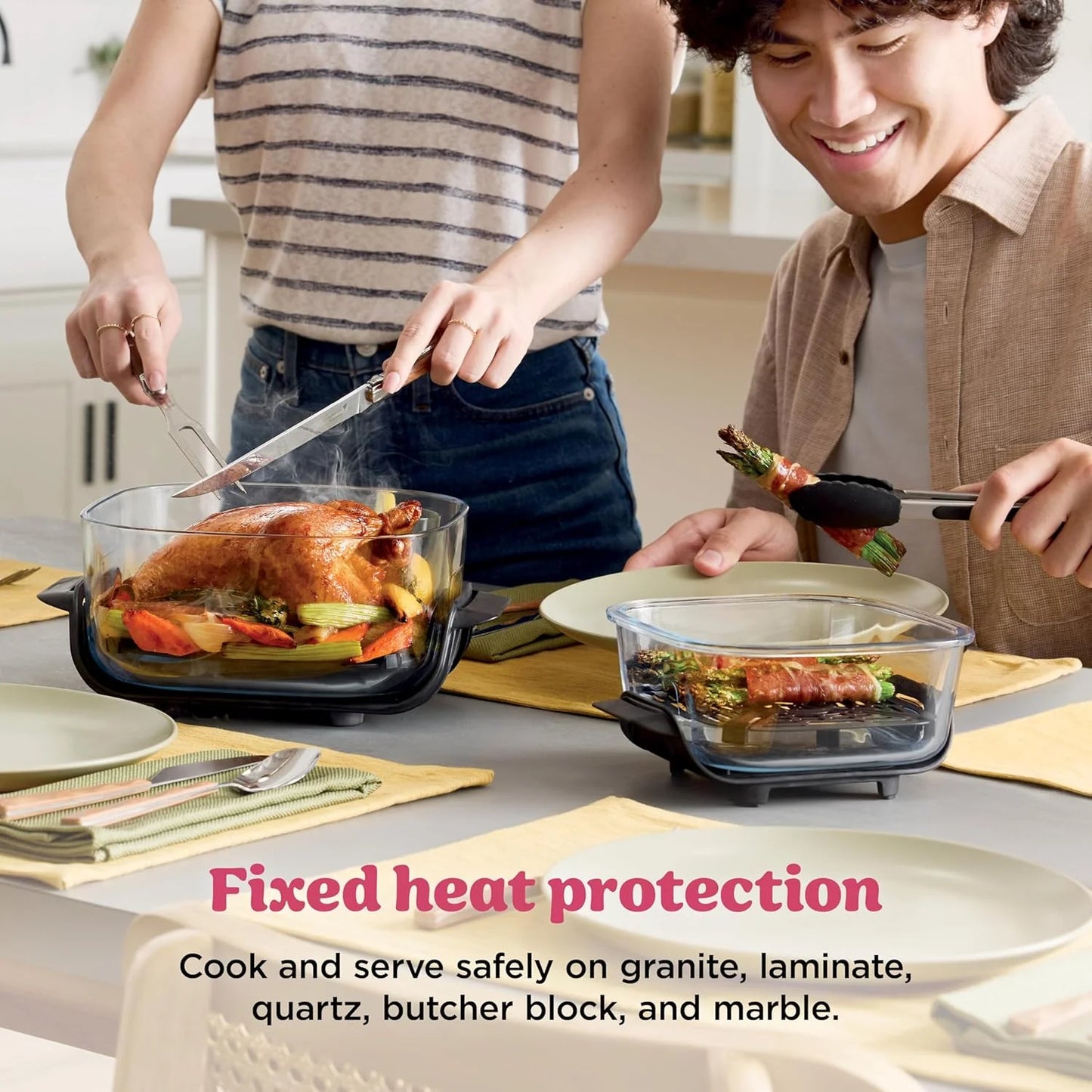 Crispi Air Fryer Microwave Freezer & Dishwasher Safe